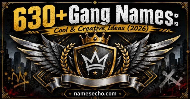 630+ Gang Names: Funny, Cool & Creative Ideas (2026)