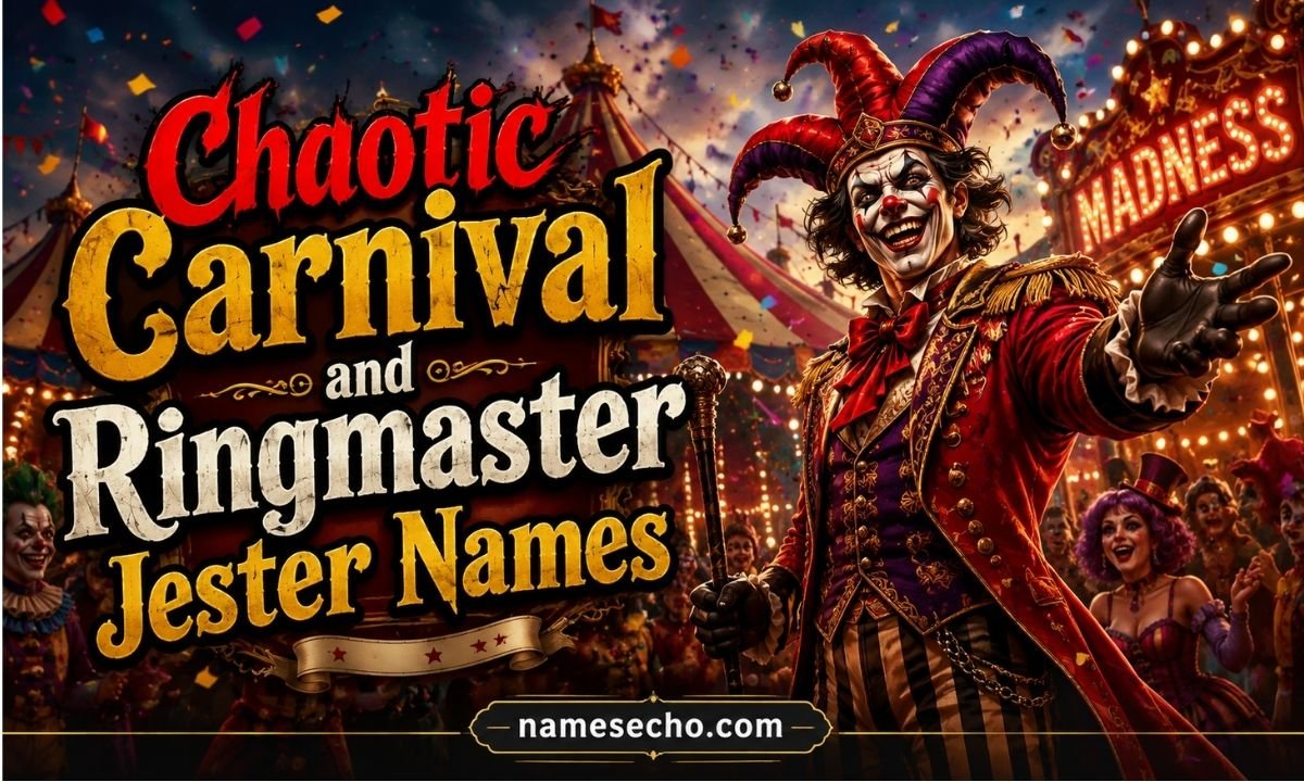 Chaotic Carnival and Ringmaster Jester Names