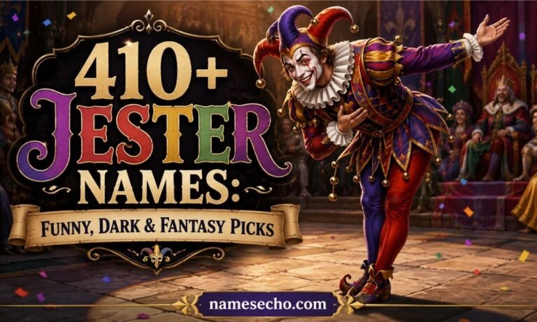 410+ Jester Names: Funny, Dark & Fantasy Picks