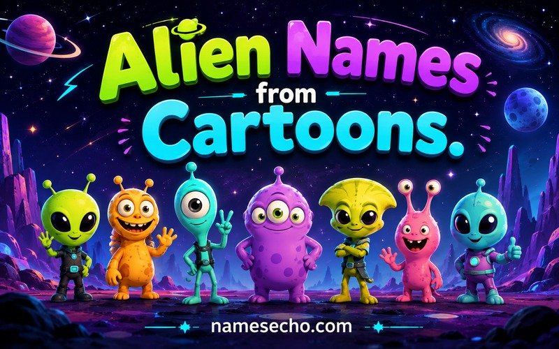 Alien Names from Cartoons