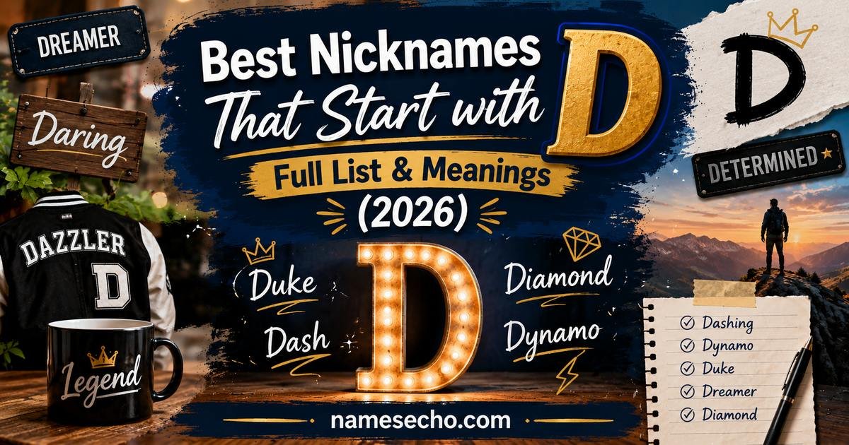 Best Nicknames That Start With D