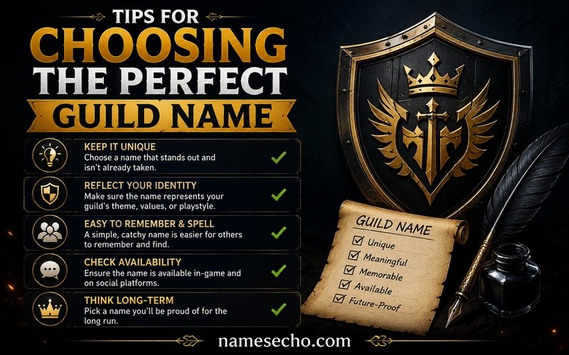 Tips for Choosing the Perfect Guild Name
