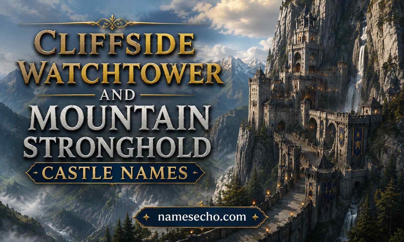 Cliffside Watchtower and Mountain Stronghold Castle Names