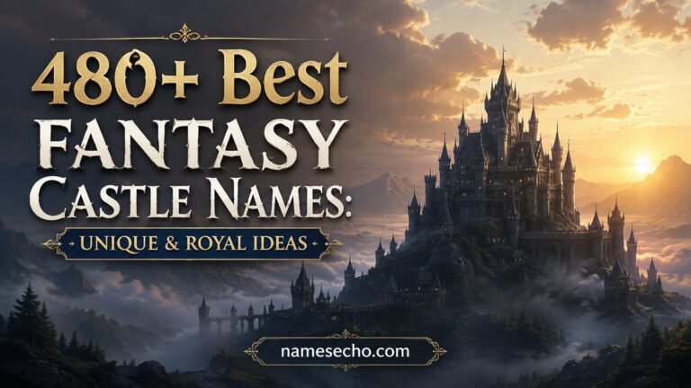 480+ Best Fantasy Castle Names: Unique & Royal Ideas