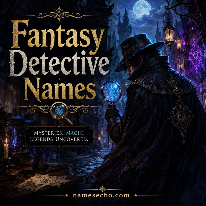 Fantasy Detective Names