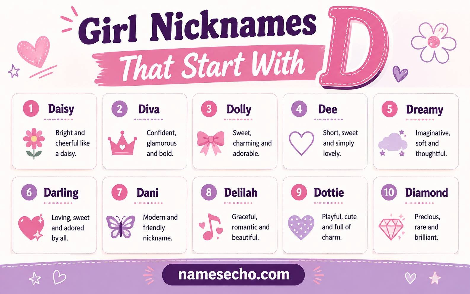 Girl Nicknames That Start With D