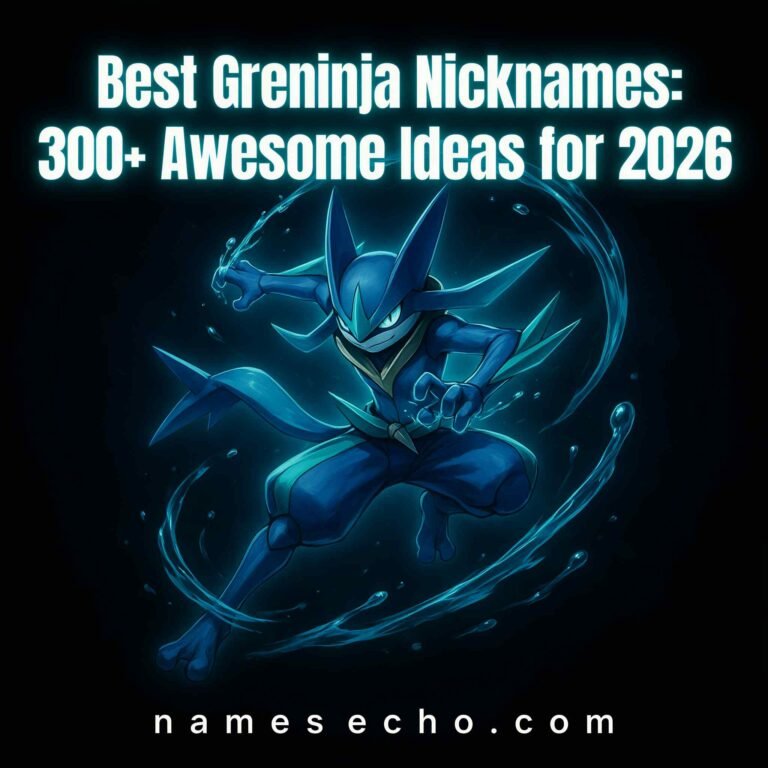 Best Greninja Nicknames: 300+ Awesome Ideas