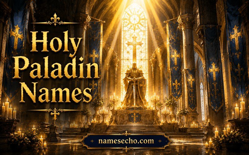 Holy Paladin Names