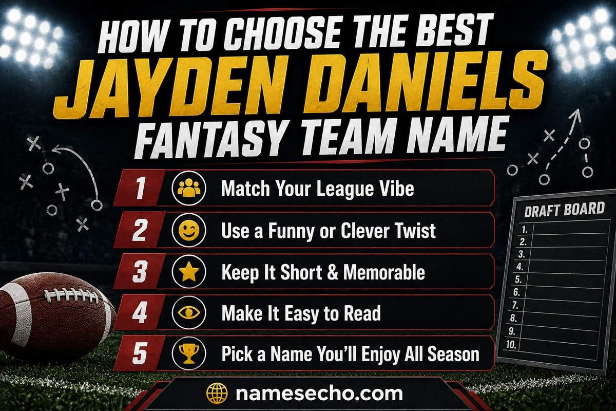 How to Choose the Best Jayden Daniels Fantasy Team Name