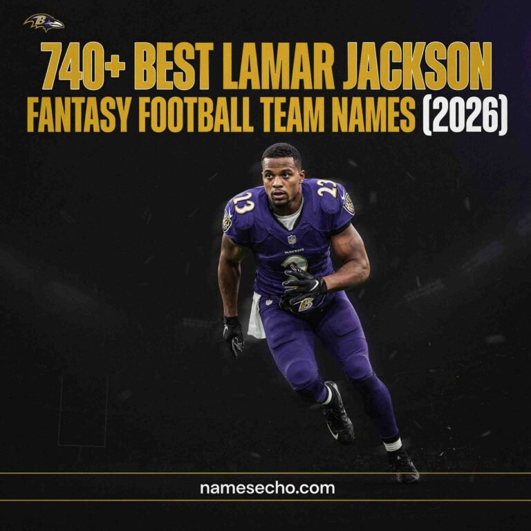740+ Best Lamar Jackson Fantasy Football Team Names (2026)