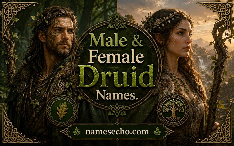 Male & Female Druid Names