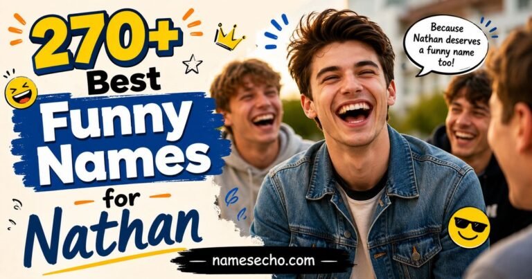 270+ Best Funny Names for Nathan