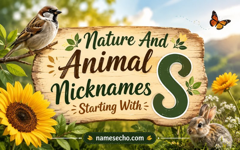 Nature And Animal Nicknames Starting With S