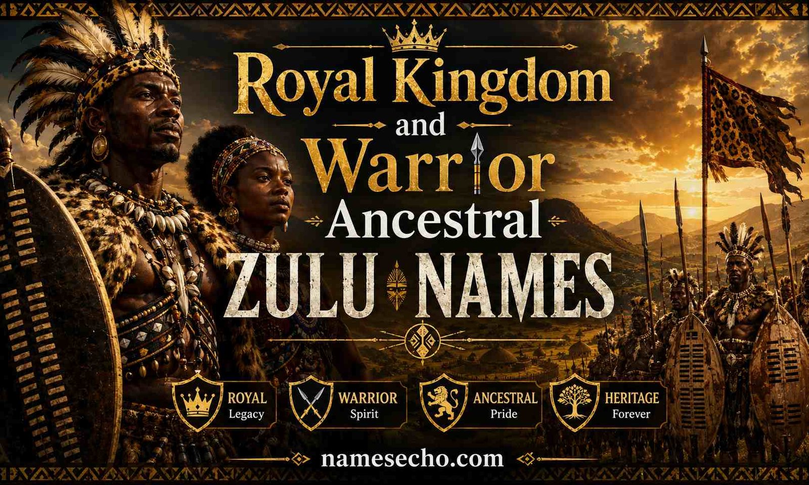 Royal Kingdom and Warrior Ancestral Zulu Names