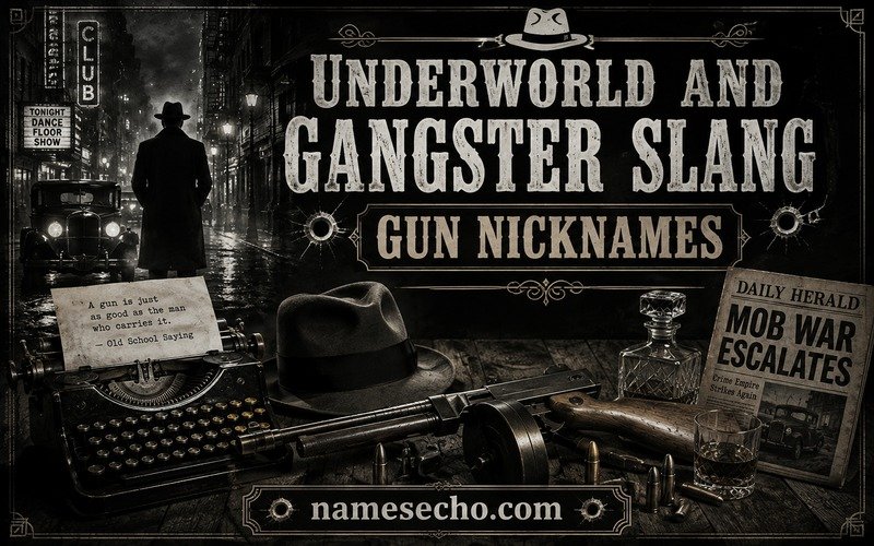 Underworld and Gangster Slang Gun Nicknames