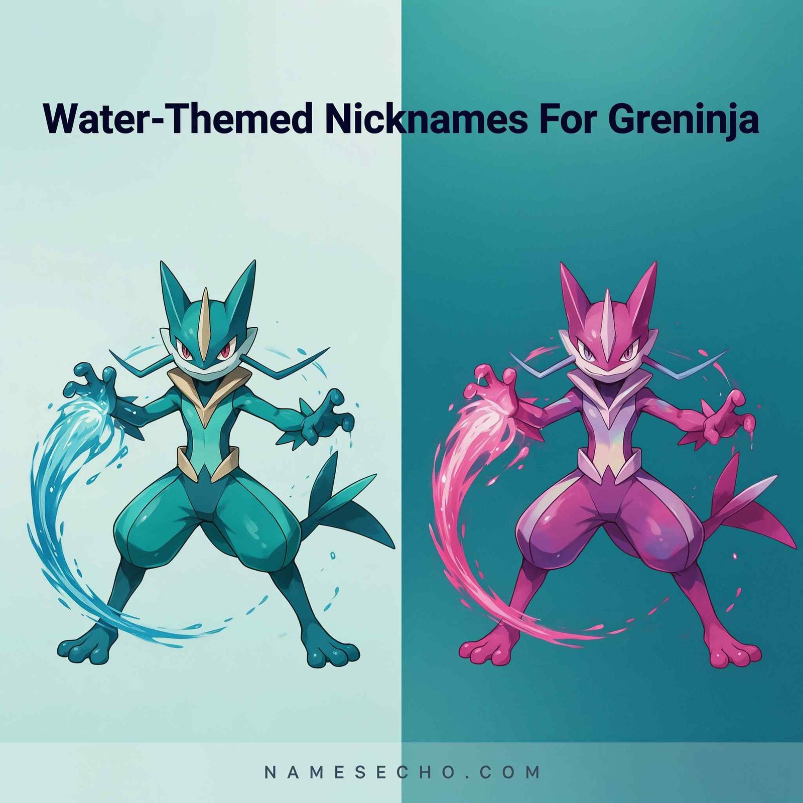Water Themed Nicknames For Greninja