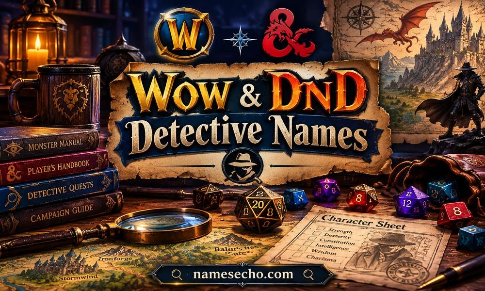 Wow & DnD Detective Names