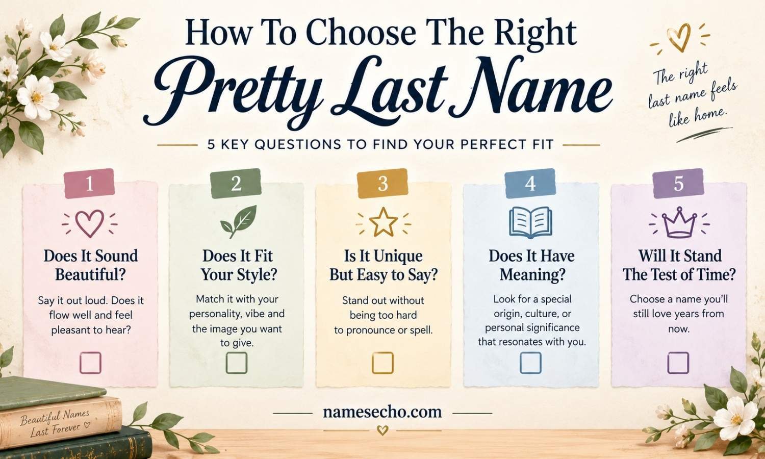 How To Choose The Right Pretty Last Name
