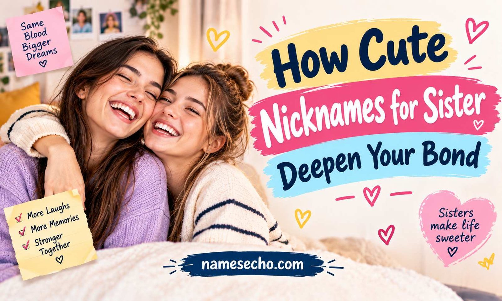 How Cute Nicknames for Sister Deepen Your Bond