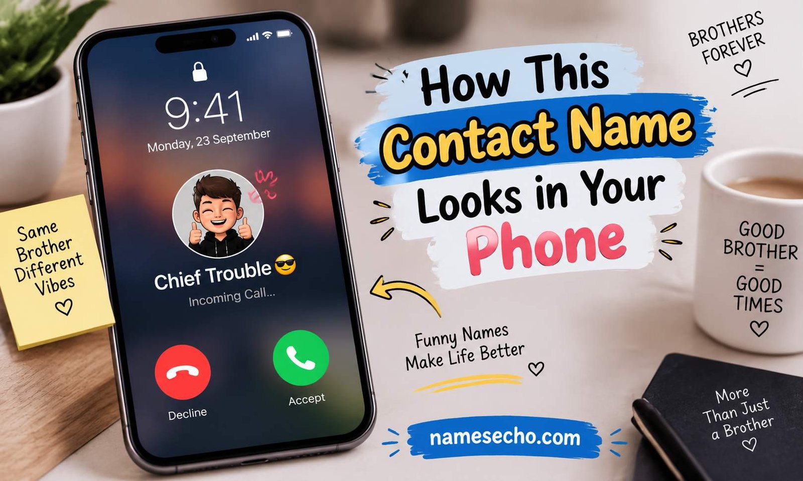📱 How This Contact Name Looks in Your Phone