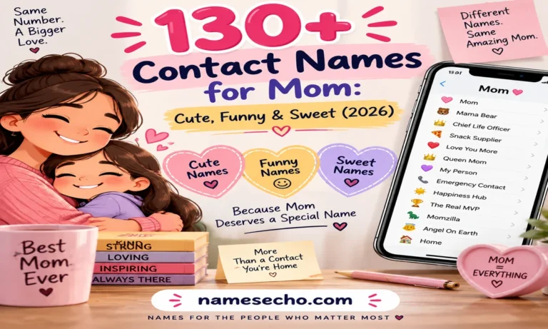 130+ Contact Names for Mom: Cute, Funny & Sweet (2026)
