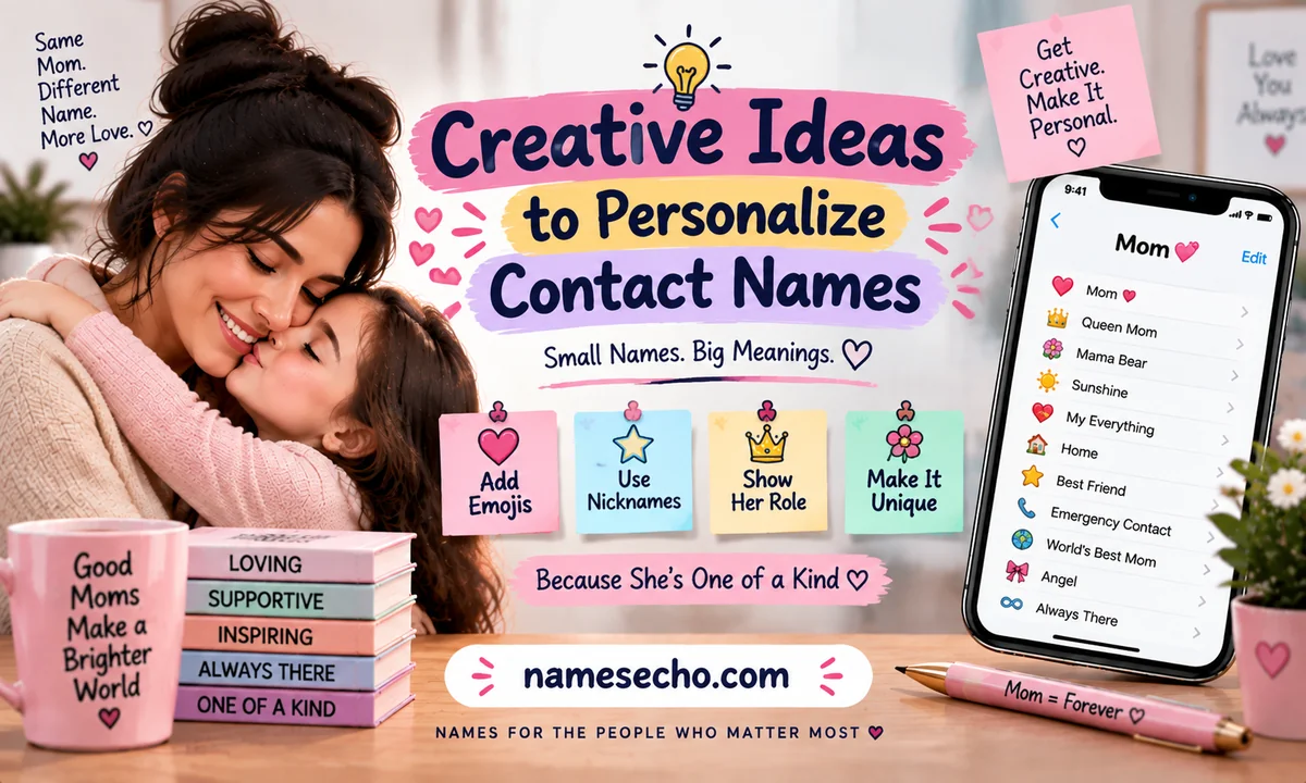 Creative Ideas to Personalize Contact Names