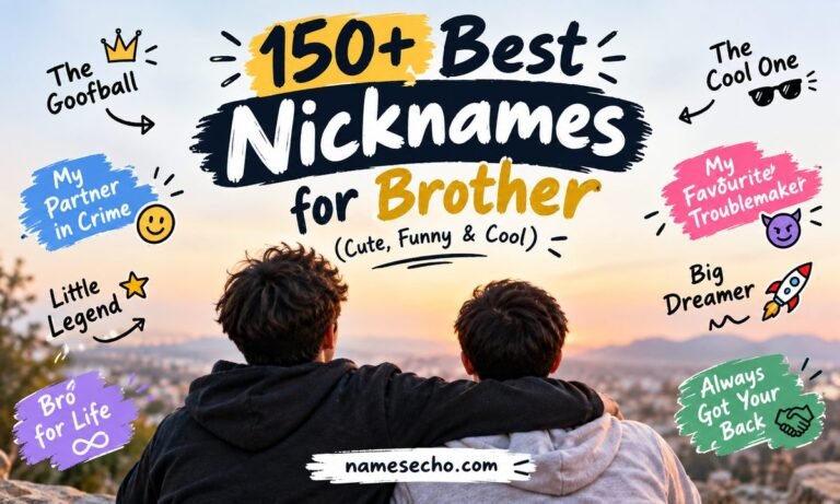 150+ Best Nicknames for Brother (Cute, Funny & Cool)