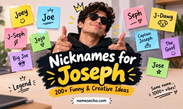 Nicknames for Joseph: 200+ Funny & Creative Ideas