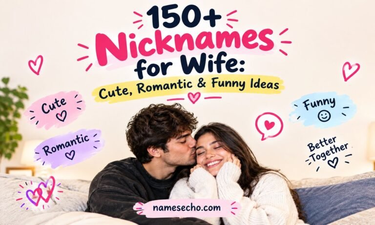 150+ Nicknames for Wife: Cute, Romantic & Funny Ideas