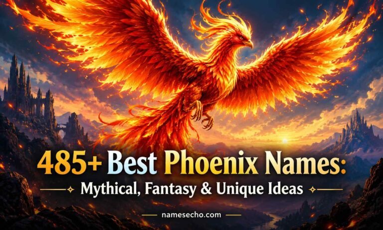 485+ Best Phoenix Names: Mythical, Fantasy & Unique Ideas