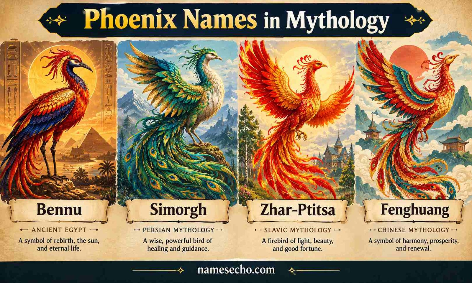 Phoenix Names in Mythology