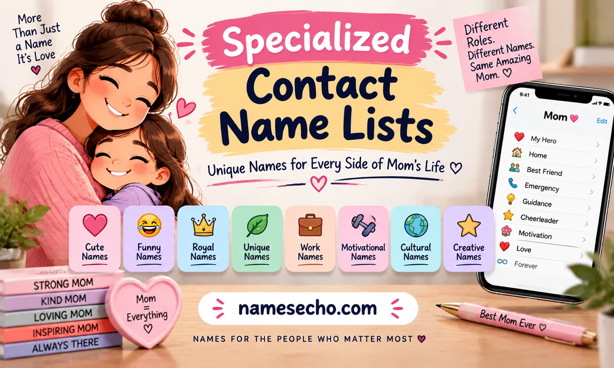 Specialized Contact Name Lists