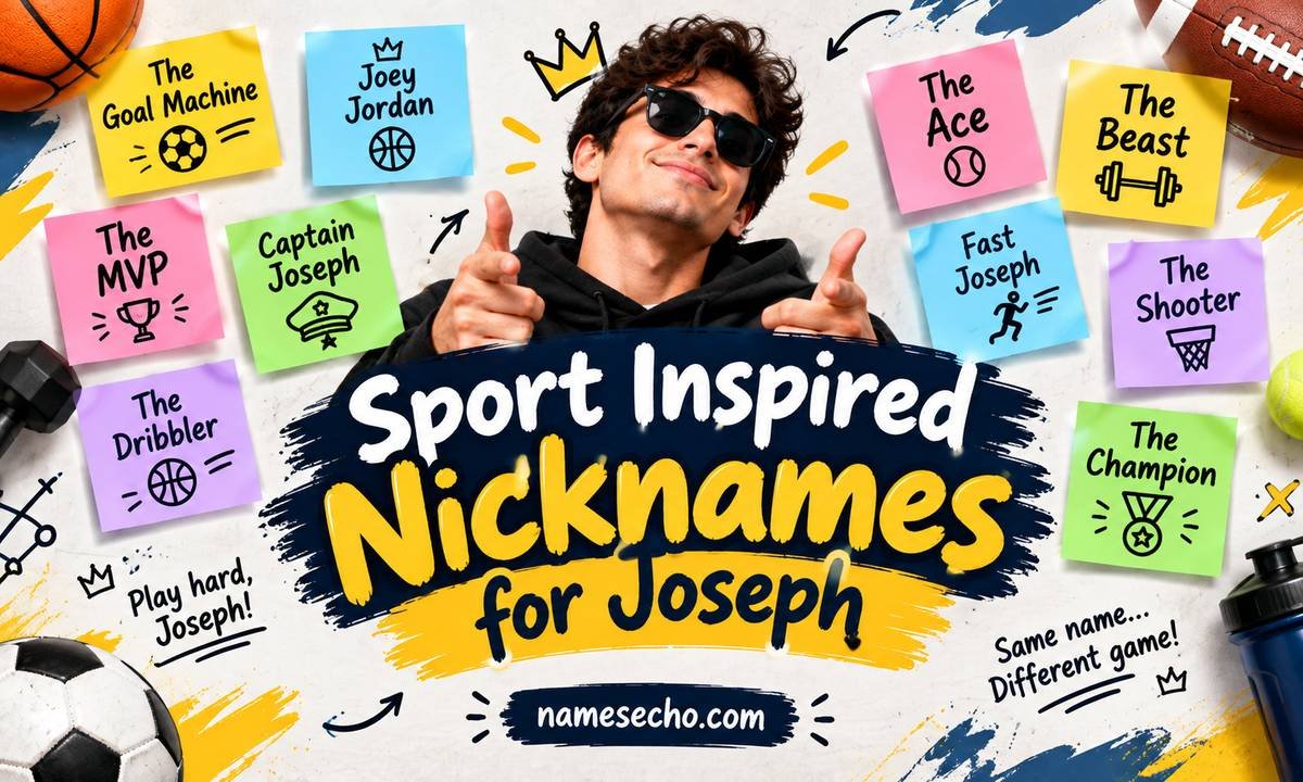 Sport Inspired Nicknames for Joseph