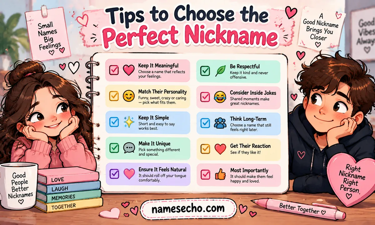 Tips to Choose the Perfect Nickname