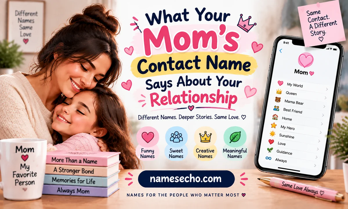 What Your Mom's Contact Name Says About Your Relationship