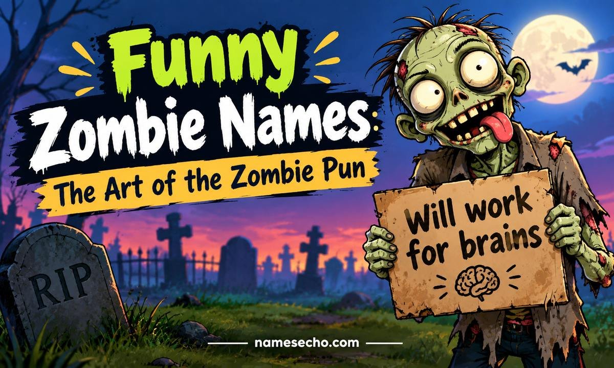 Funny Zombie Names: The Art of the Zombie Pun