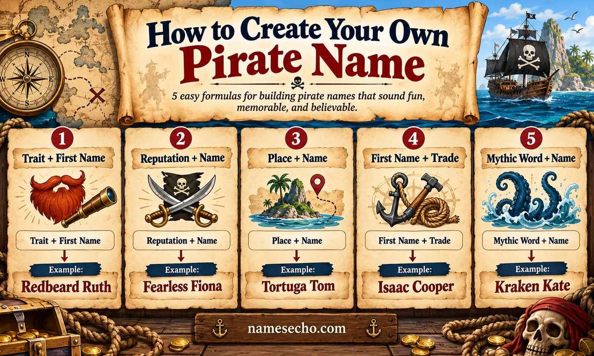 How to Create Your Own Pirate Name