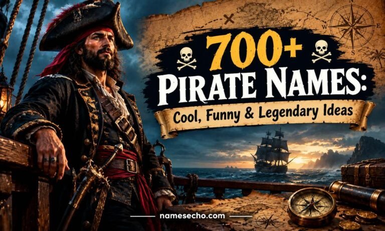 700+ Pirate Names: Male, Female, Crew, Ship & Funny Ideas