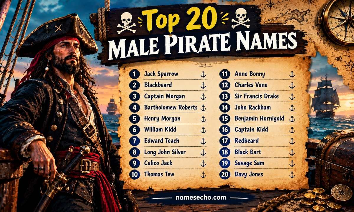 Male Pirate Names
