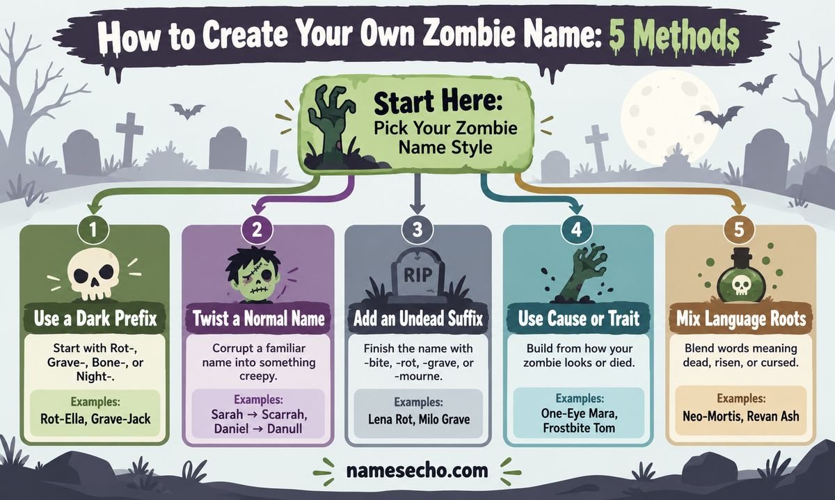 How to Create Your Own Zombie Name: 5 Methods