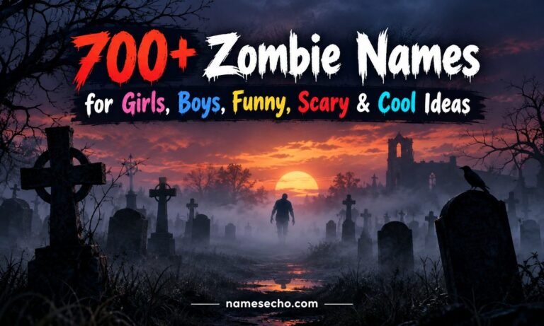 700+ Zombie Names for Girls, Boys, Funny, Scary & Cool Ideas
